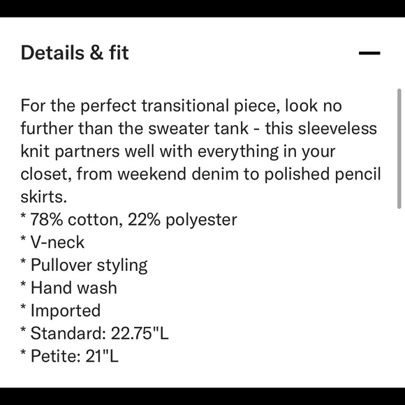 Anthropologie Knit V- Neck Sleeveless Top - Picture 10 of 10